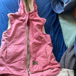 Pink work vest